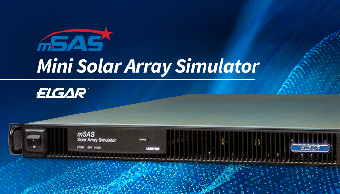 Elgar m-SAS Space Solar Array Simulator System by AMETEK Programmable Power