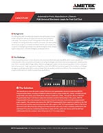 Automotive Parts Manufacturer PLW Electronic Loads Fuel Cell Testing