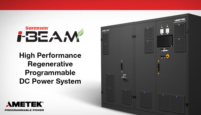AMETEK High Power Air-Cooled Electronic Load Testing Platform